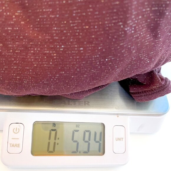 Athleta Women's Speedlight GlowTop in Burgundy, Size Medium - Picture 5 of 5